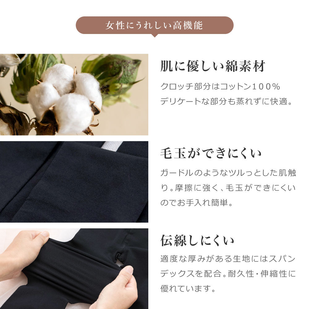 \SALE レビュー&応募で+1枚プレゼント/ スリム美人 着圧レギンス 無地タイプ
